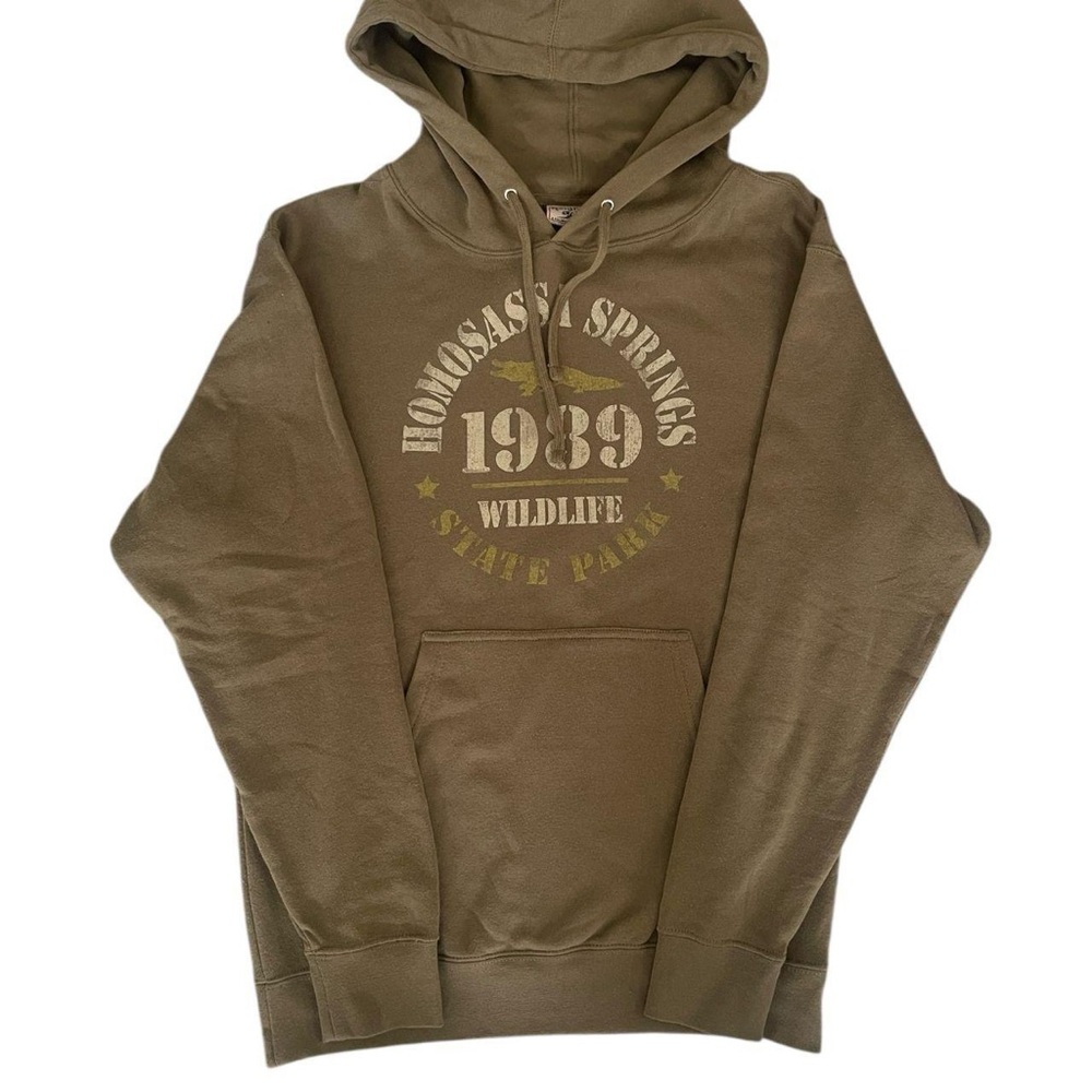 Techstyles Homosassa Springs Logo Khaki
Men's Cotton Hoodie Streetwear‎ M